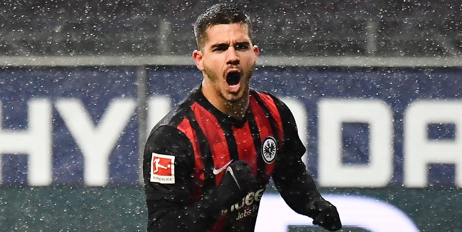André Silva sicherte Eintracht Frankfurt mit seinem Doppelpack drei Punkte gegen Hertha BSC.