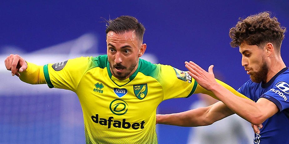 Josip Drmic (l.) steht seit Sommer 2019 bei Norwich City in England unter Vertrag.