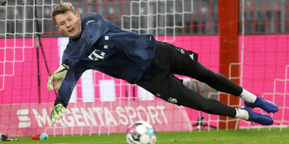 Zwei Einsätze sind zu wenig: Alexander Nübel wurden bei seinem Wechsel zu Bayern München zehn Einsätze in der Saison versprochen. Nun denkt der gebürtige Paderborner über einen Wechsel per Leihe nach, um Spielzeit und Erfahrung zwischen den Pfosten zu sammeln.