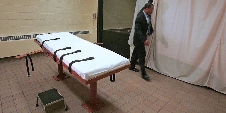 Ein Hinrichtungsraum in einem Gefängnis in Ohio.