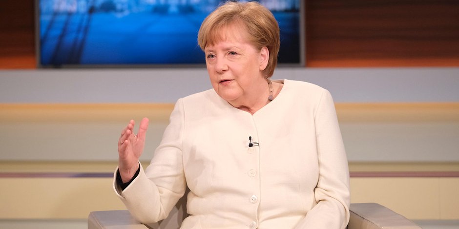 Angela Merkel am Sonntagabend in der ARD-Talkshow „Anne Will“.