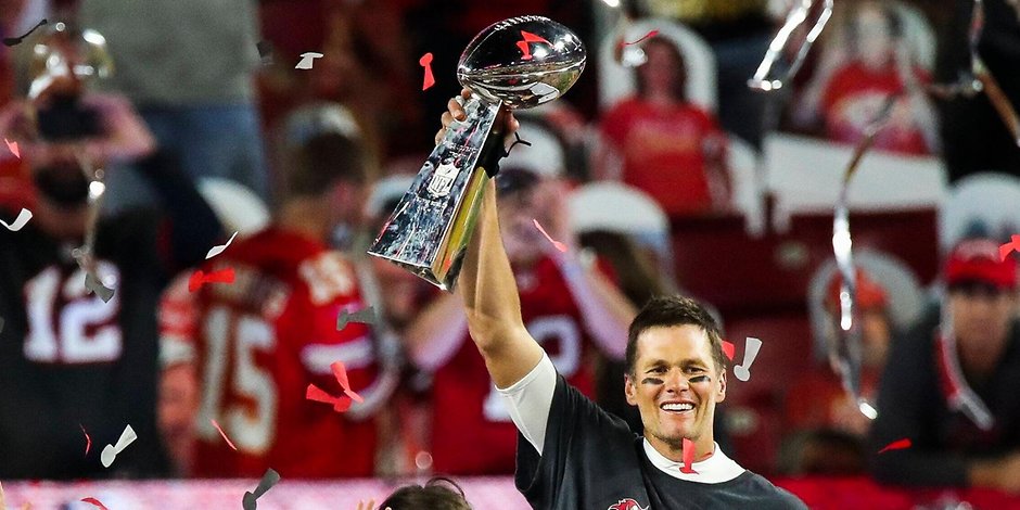 Tom Brady mit seinem siebten Super-Bowl Titel.