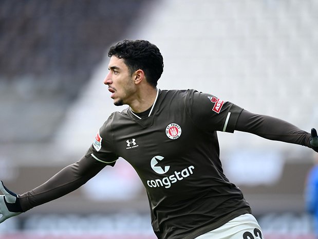Erzielte gegen Holstein Kiel sein erstes Tor für St. Pauli: Winter-Neuzugang Omar Marmoush
