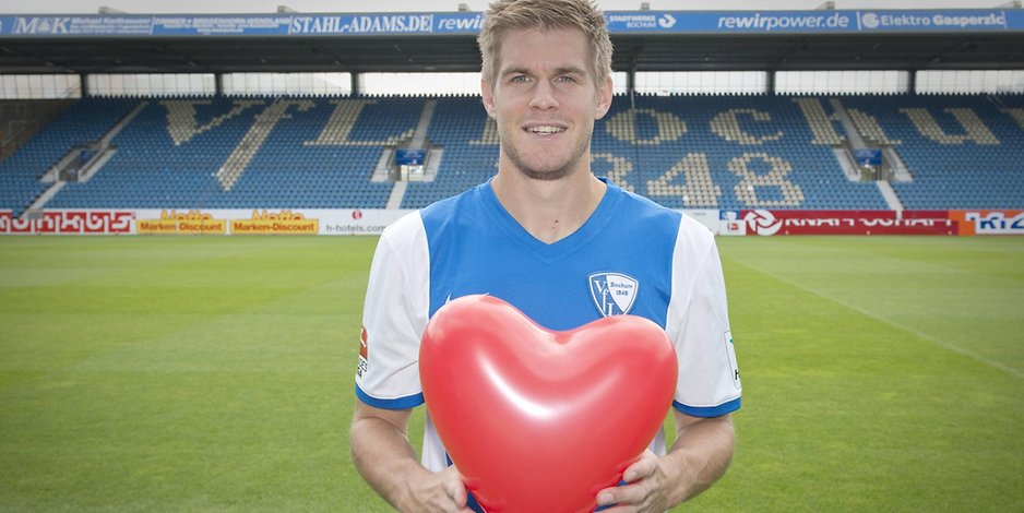 Ein Herz für den VfL. Von 2014 bis 2016 erzielte Terodde für Bochum in 72 Spielen 47 Tore. 
