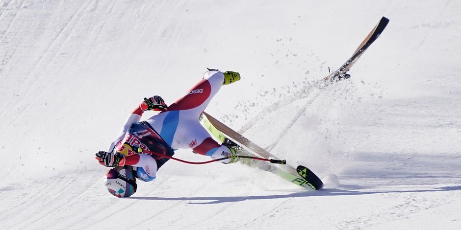 Ski-Rennläufer Urs Kryenbühl verletzte sich schwer.