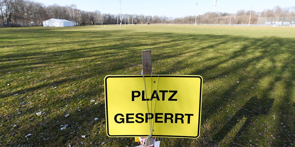Auch in Hamburg: Viele Sportplätze sind noch immer gesperrt.