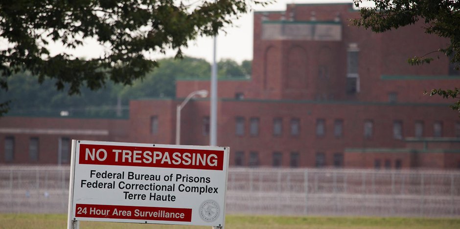 In diesem Gefängnis im US-Bundesstaat Indiana sollte Lisa Montgomery am Dienstag hingerichtet werden. Auch der wegen Mordes verurteilte Schwarze Brandon Bernard wurde hier mit einer Giftspritze getötet.
