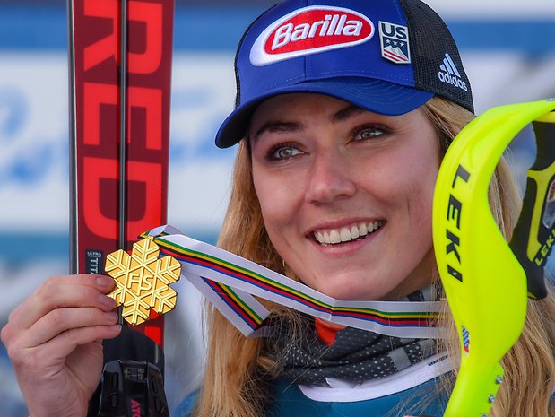 US-Skistar Mikaela Shiffrin wurde ein Jahr nach dem Tod ihres Vaters Weltmeisterin.