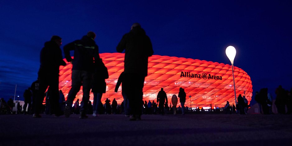 Die Allianz Arena in München ist eine der Spielstätten bei der EM 2021.