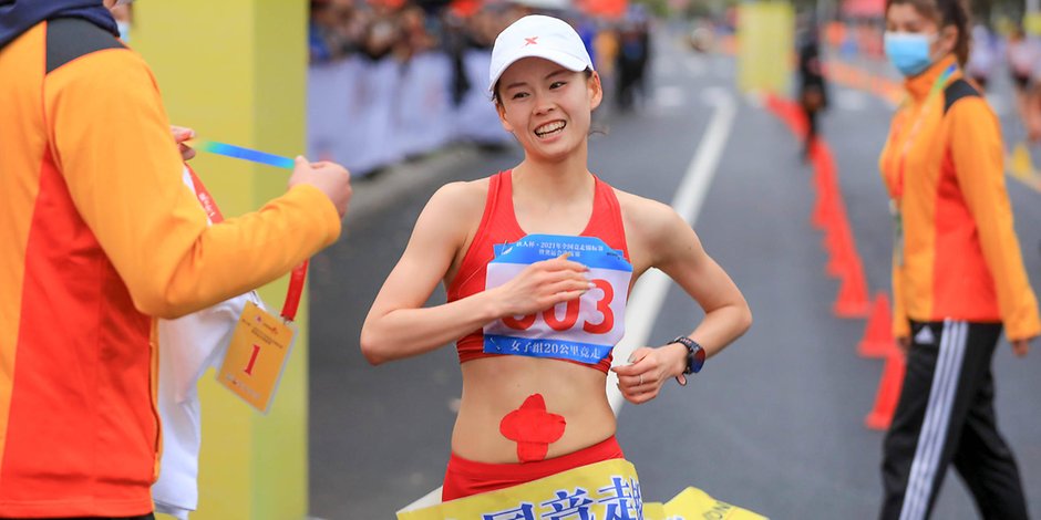 Setzte mit ihren Gewinn bei den nationalen Meisterschaften einen neuen Weltrekord: Chinesin Yang Jiayu