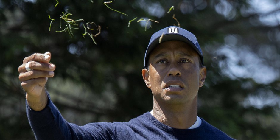 Tiger Woods im November 2020 bei einem Golf-Turnier in San Francisco