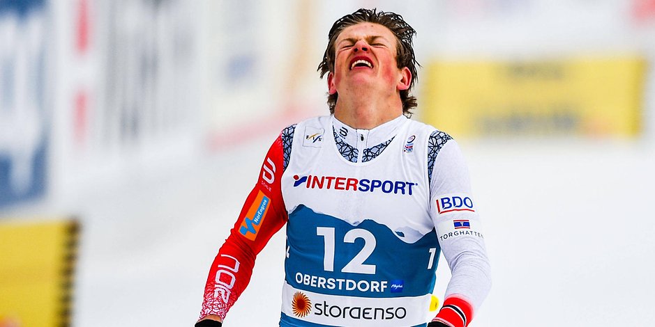 Ski-Langläufer Johannes Kläbo wurde für sein Verhalten im Zielsprint disqualifiziert.