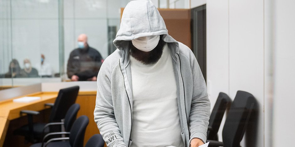 Celle: Mutmaßlicher IS-Chef „Abu Walaa“ bei seinem Prozess vor dem Oberlandesgericht. 