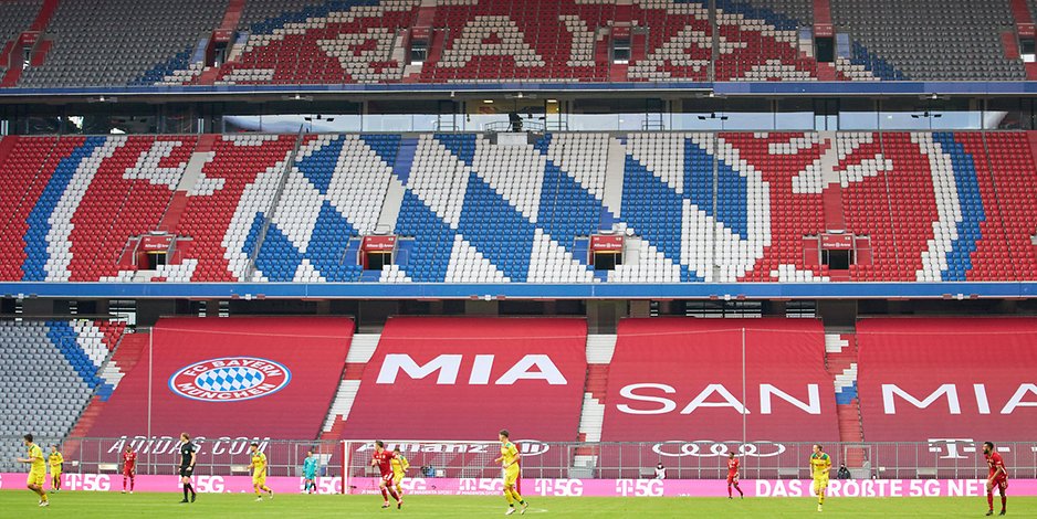 Auch die Tribünen der Allianz-Arena des FC Bayern waren seit langem nicht mehr gefüllt.