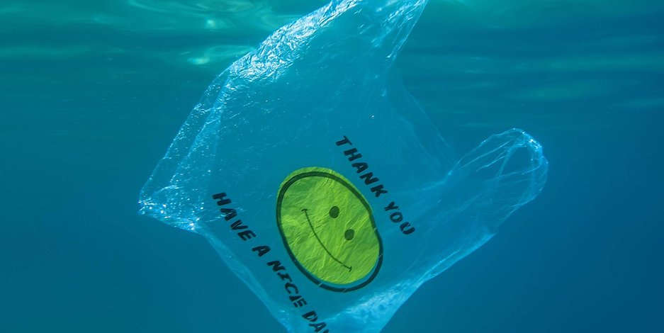 Plastiktüten im Meer – eines der großen Probleme.