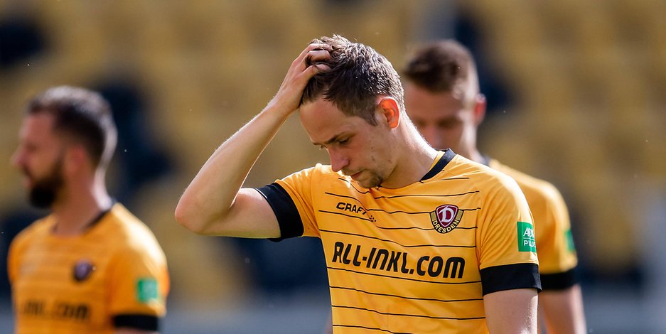 Jannik Müller stieg mit Dynamo Dresden aus der Zweiten Liga ab – wenn die Anwälte den Klub nicht doch noch retten