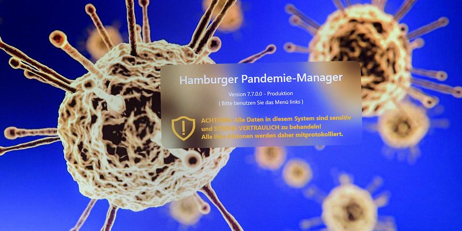 Der Hamburger Pandemie-Manager ist die Software, mit der die Kontakte einer infizierten Person nachverfolgt werden.