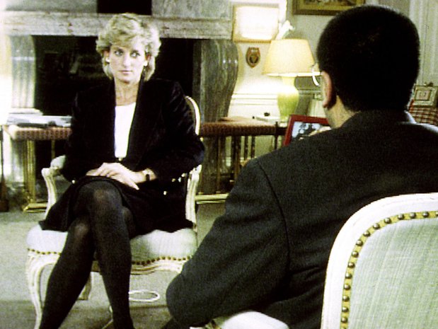 Prinzessin Diana im Gespräch mit BBC-Reporter Martin Bashir.