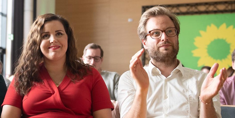 Anna Gallina und Anjes Tjarks sind die Top-Kandidaten der Grünen auf neue Senatorenposten.