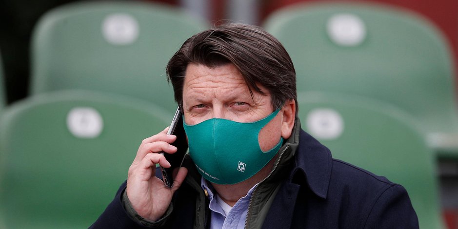 Werder Bremens Präsident Dr. Hubertus Hess-Grunewald nimmt DFL in die Pflicht.
