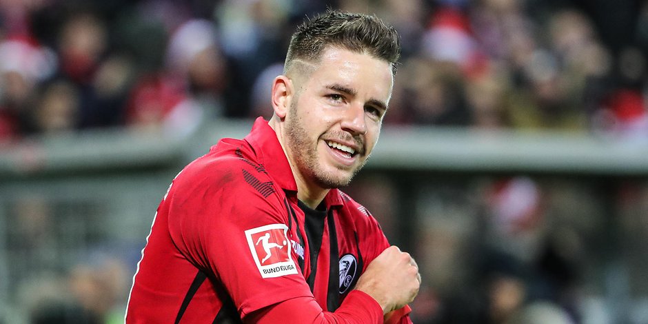 Christian Günter (SC Freiburg) darf auf seine erste EM mit dem DFB-Team hoffen.