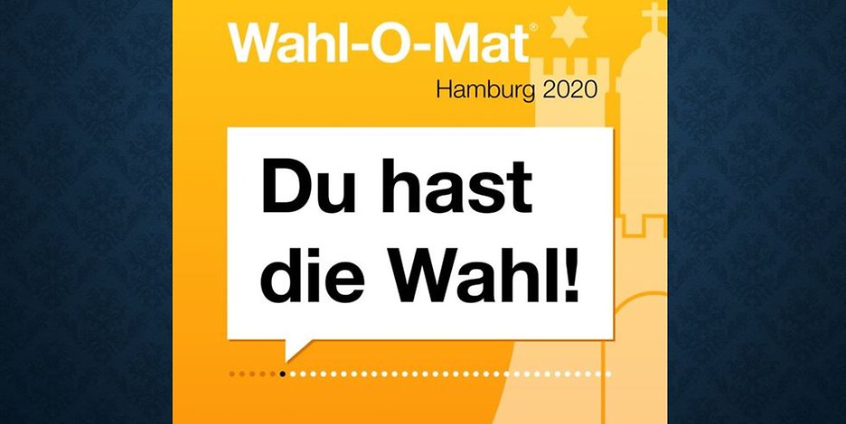 Hamburgs Wahl-O-Mat wird am 23. Januar freigeschaltet.