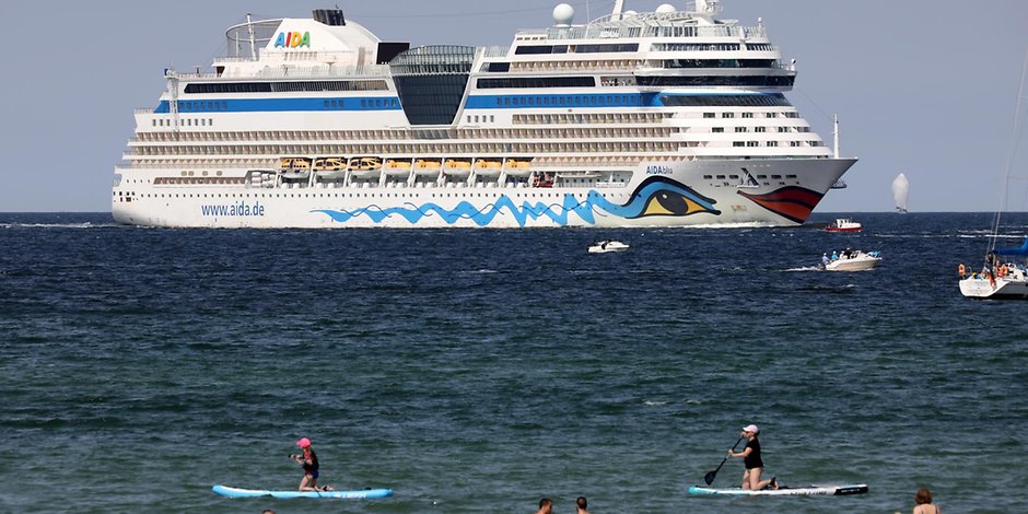 Nach langer Pause dürfen wieder Gäste an Bord: Das Kreuzfahrtschiff „Aida Blu“