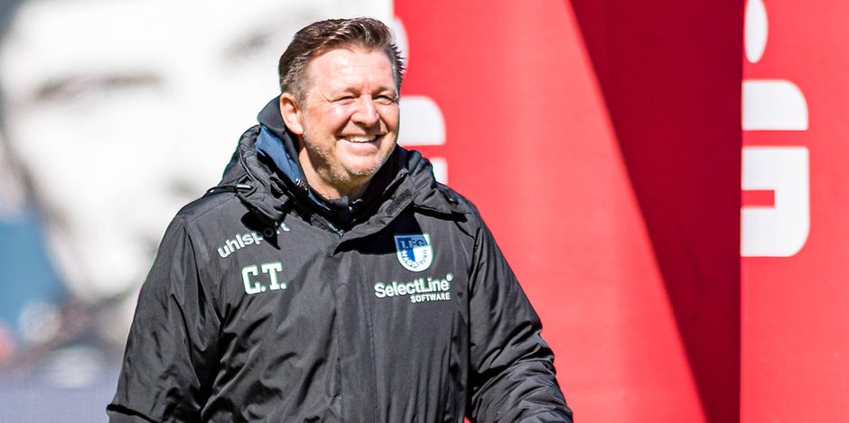 Christian Titz hat den 1. FC Magdeburg zum Klassenerhalt geführt.