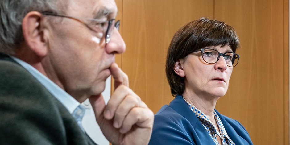 Hamburgs SPD hat im Wahlkampf auf das Spitzenduo Saskia Esken und Norbert Walter-Borjans verzichtet.