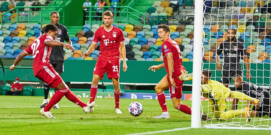Steht da, wo er sein muss: Serge Gnabry staubt zum 2:0 für die Bayern ab