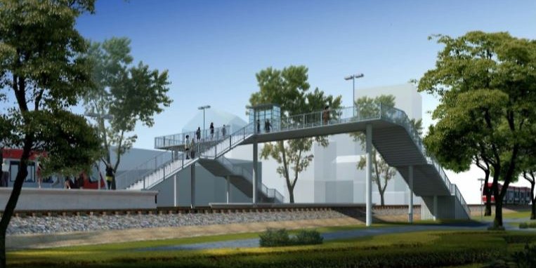 So soll die neue HVV-Station „Ottensen“ künftig aussehen.