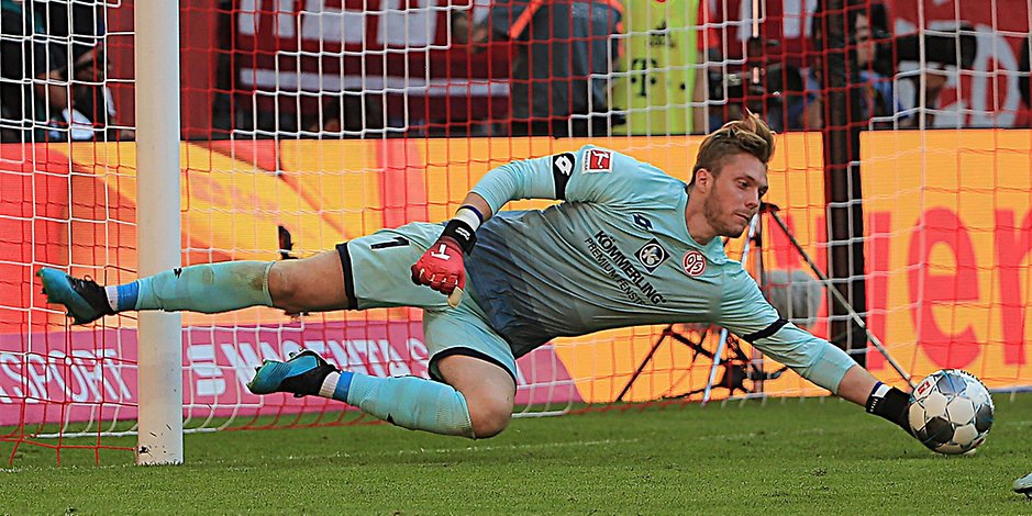 Er gilt als hochtalentiert: Florian Müller (22), dem in Mainz die Ersatzbank droht, könnte beim HSV Julian Pollersbeck ersetzen.