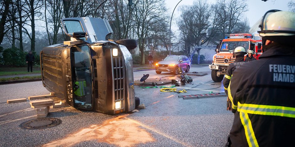 Die Zahl der Unfälle in Hamburg hat sich erhöht, es gibt aber weniger Verletzte (Symbolfoto).