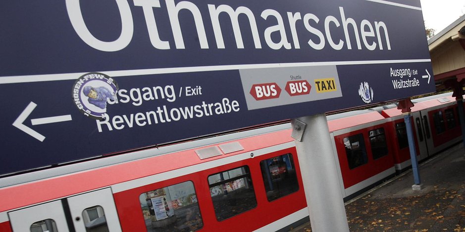 Das Unglück ereignete sich nahe des S-Bahnhofs Othmarschen.