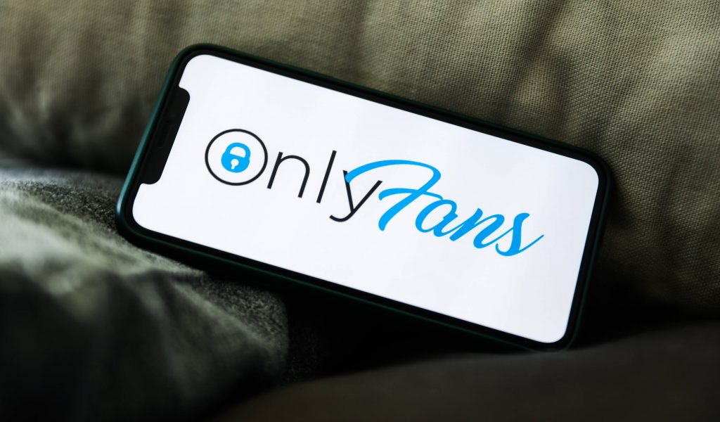 Das Logo der Plattform OnlyFans.