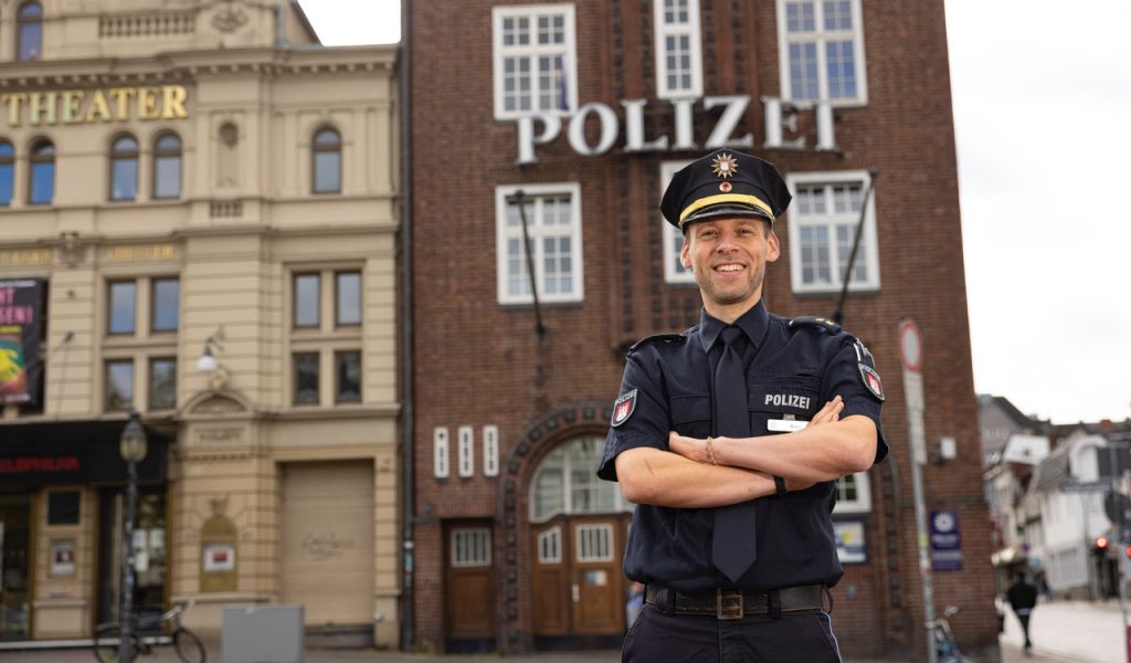 Sebastian Born, 40, ist neuer Leiter der Davidwache in Hamburg.
