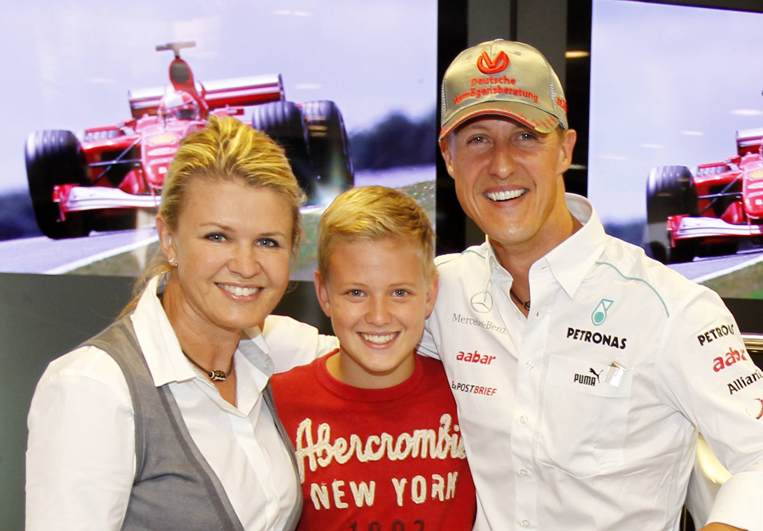 Corinna, Mick und Michael Schumacher