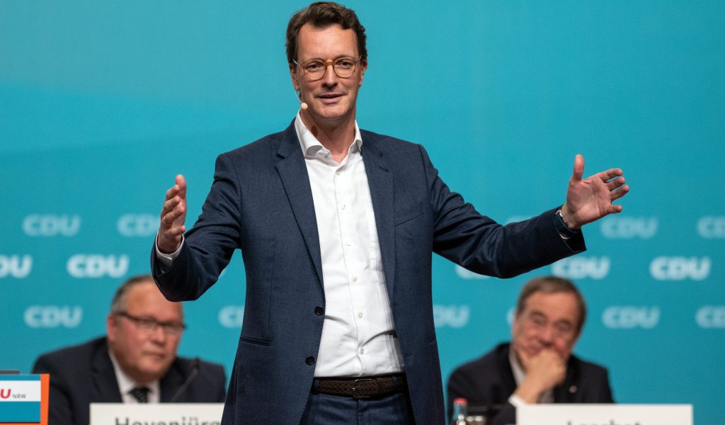 Hendrik Wüst zum neuenCDU-Vorsitzenden in NRW gewählt worden.