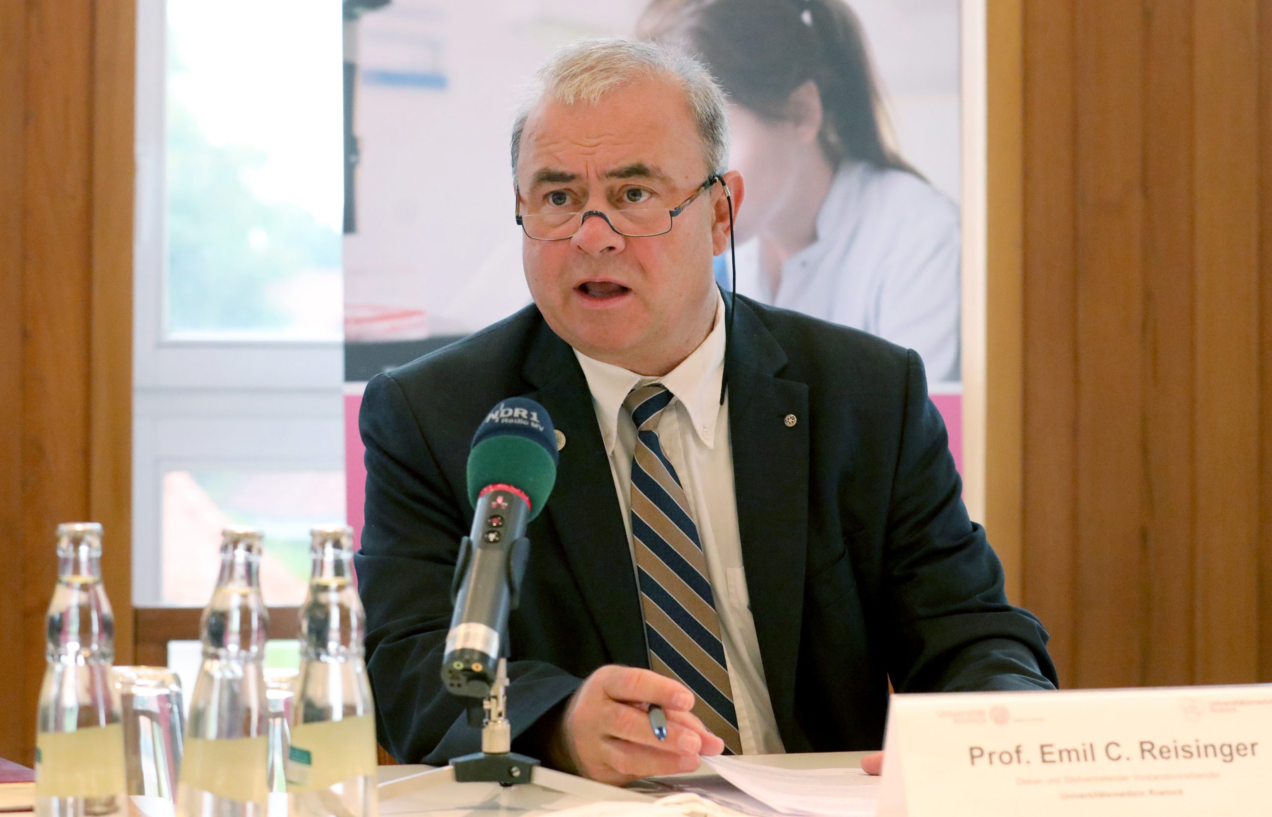 Emil Reisinger, Dekan und stellv. Vorstandsvorsitzender der Universitätsmedizin Rostock