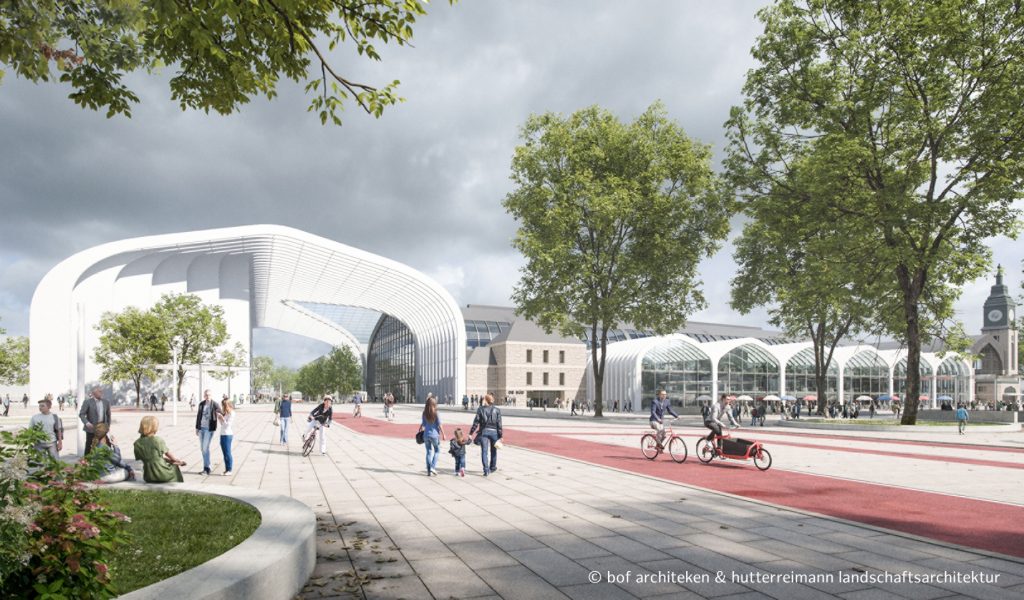 So soll der Hamburger Hauptbahnhof künftig einmal aussehen.