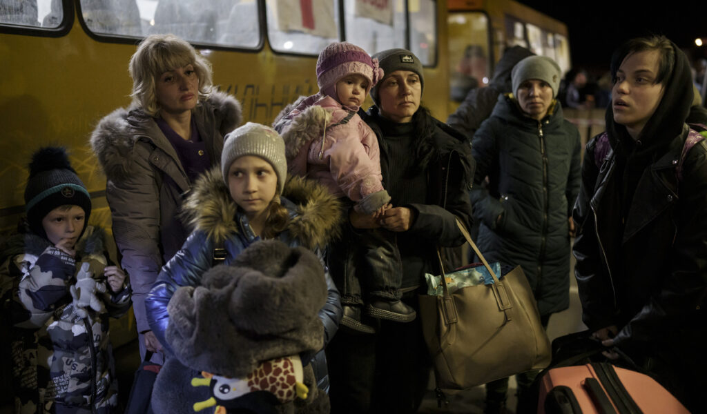 Flüchtlinge aus Mariupol