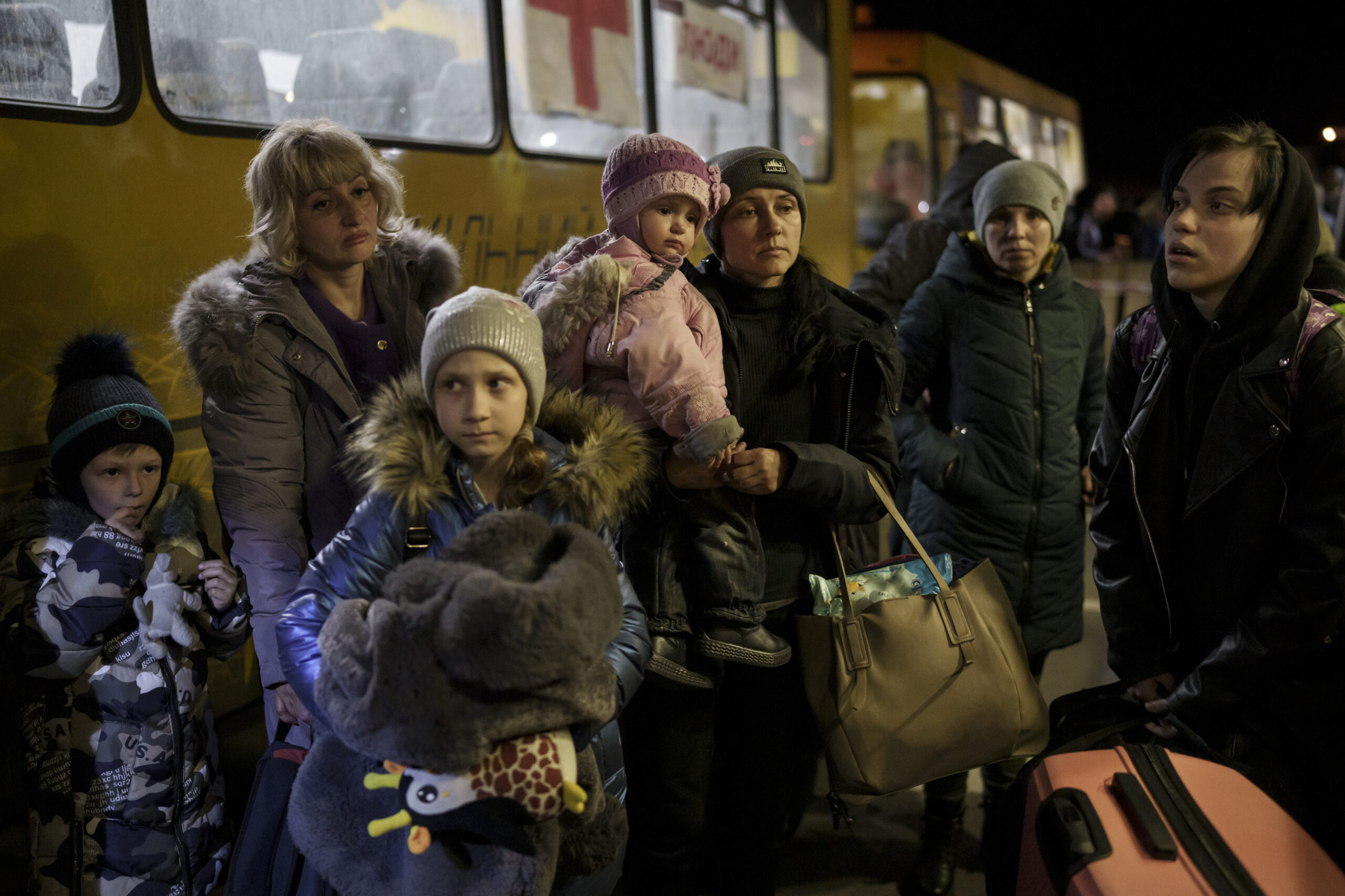 Flüchtlinge aus Mariupol
