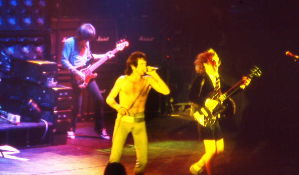 AC/DC auf Bühne