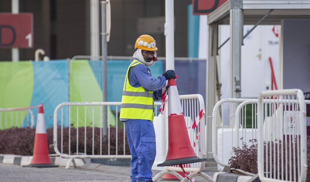 Die Arbeitsmigranten in Katar mussten im Zuge der WM-Arbeiten unter unmenschlichen Bedingungen arbeiten.
