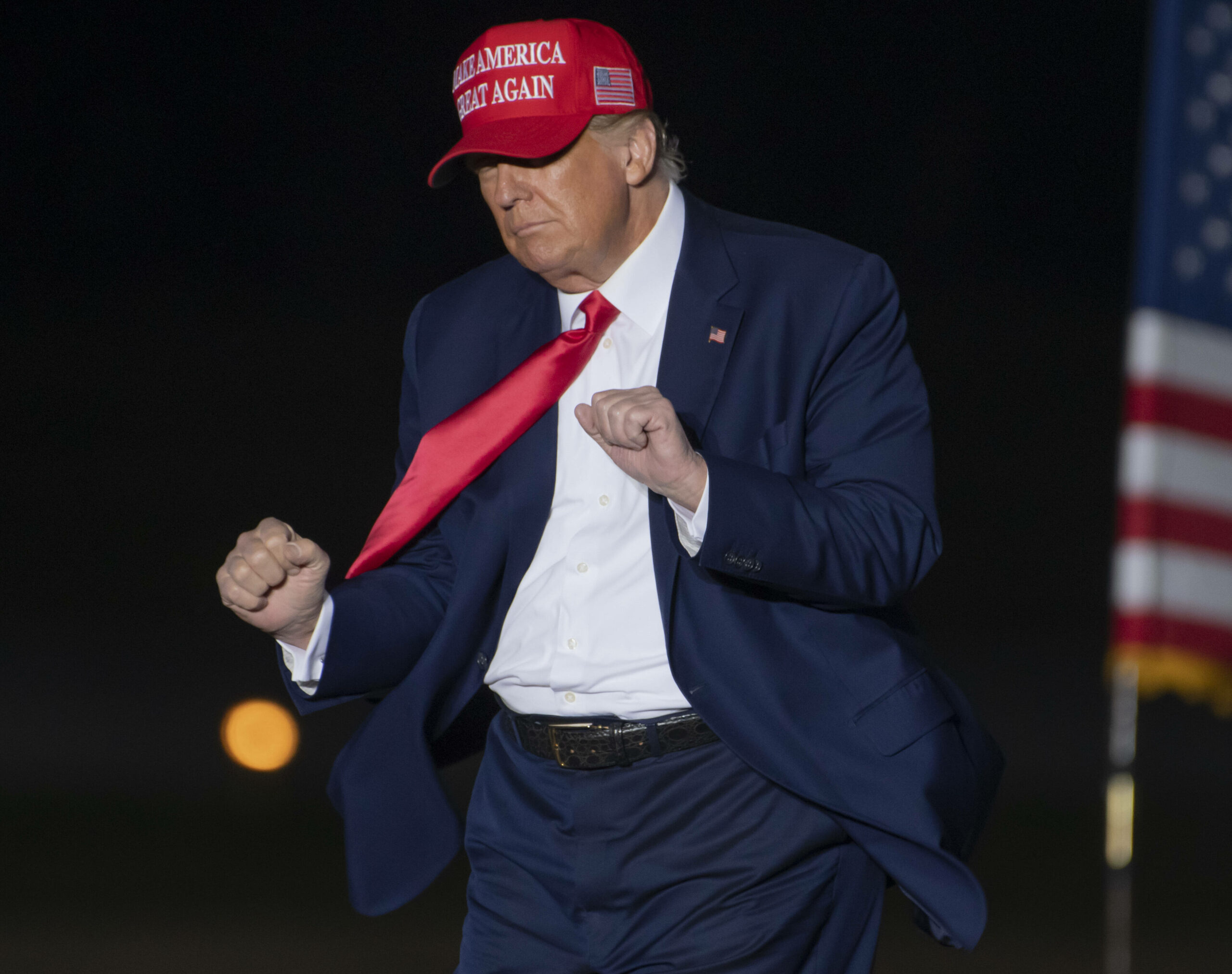 Donald Trump könnte seine rote Kappe 2024 wieder in den Ring werfen.