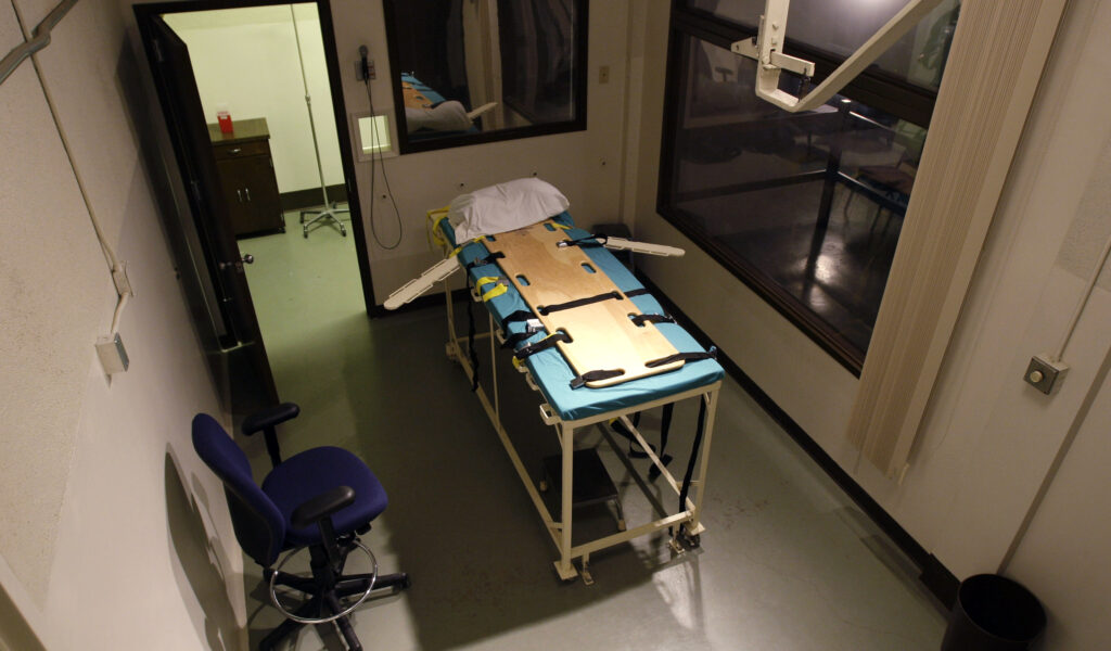Ein Blick in die Hinrichtungskammer im Gefängnis Washington State Penitentiary. (Archivbild)