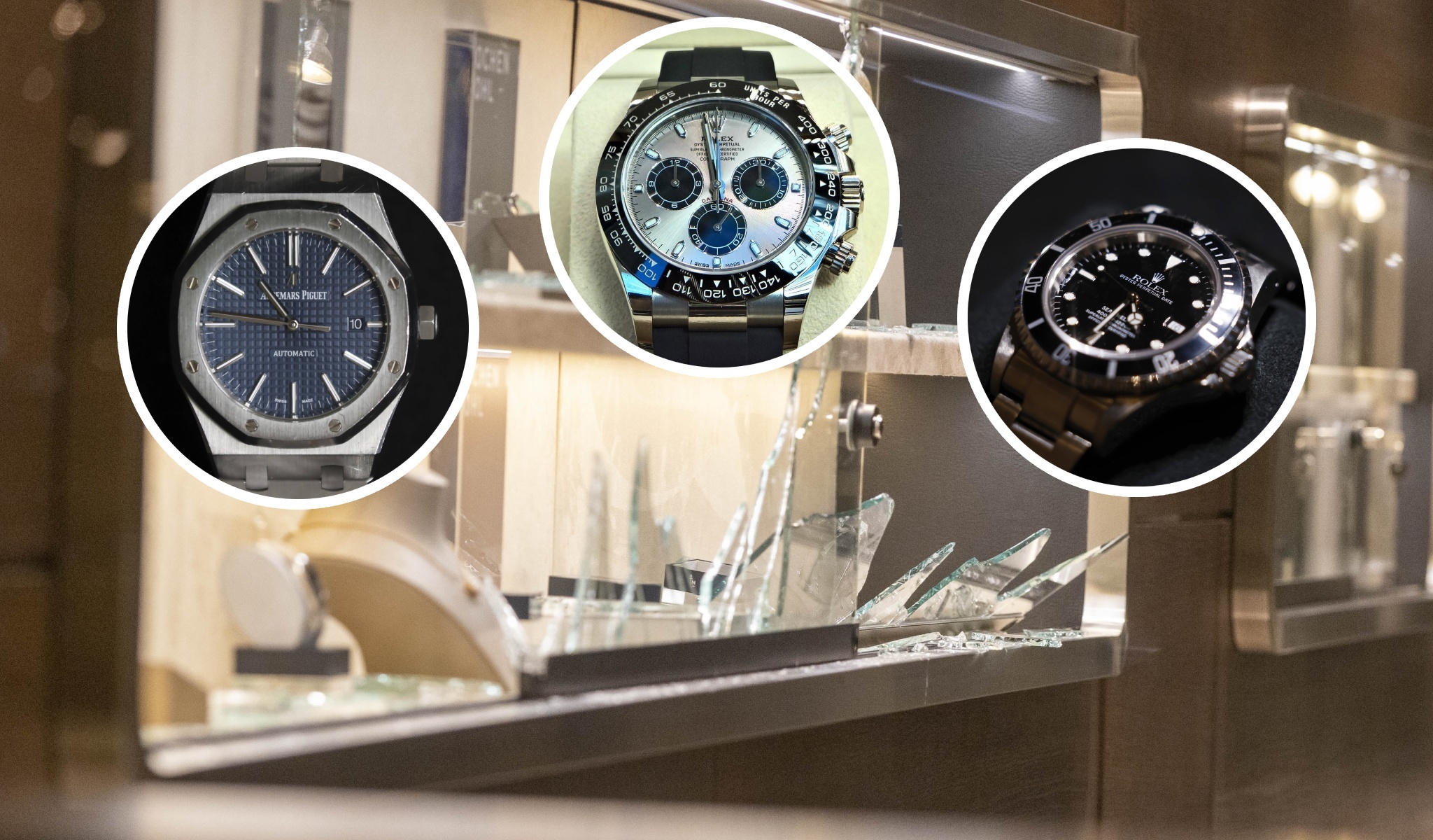 Rolex, Audemars Piguet, Omega: 70 Uhren wurden nach MOPO-Informationen geklaut.