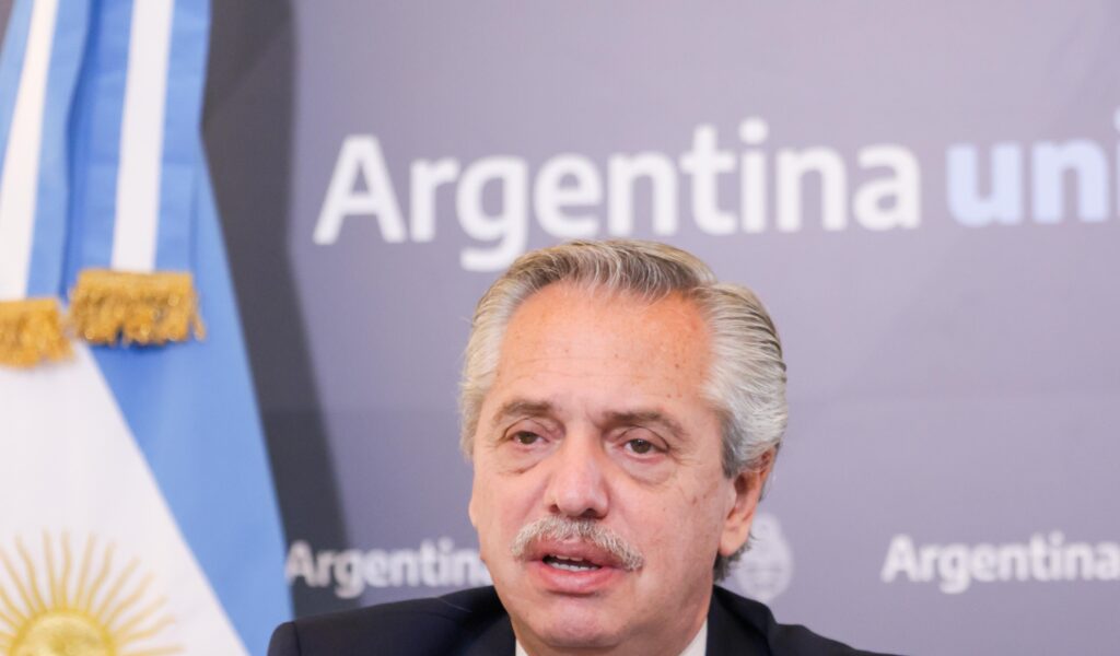 Argentiniens Staatschef Alberto Fernández