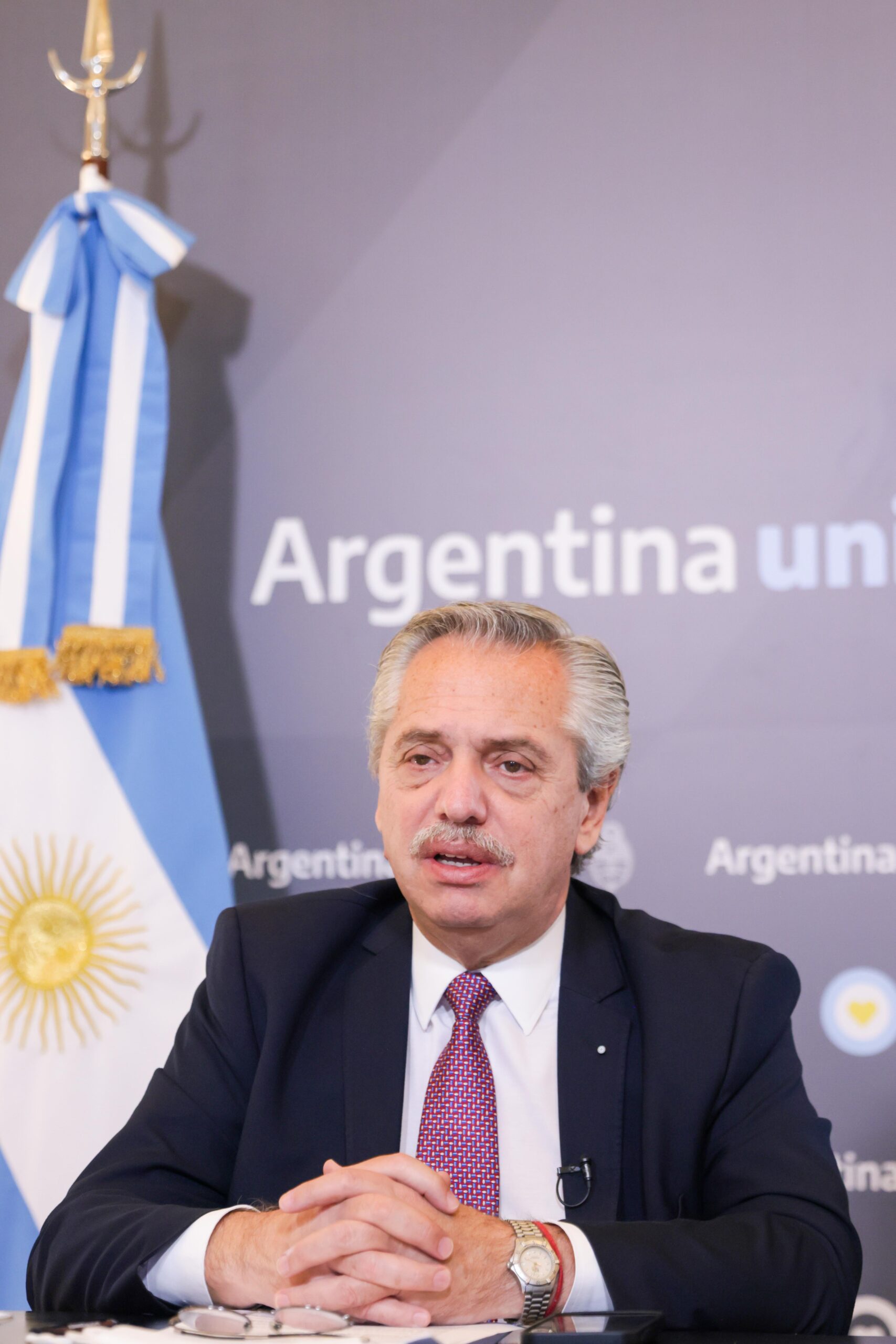 Argentiniens Staatschef Alberto Fernández