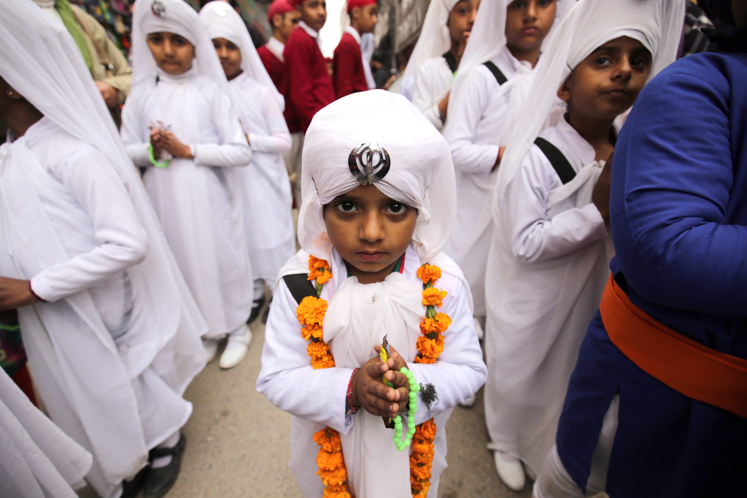 Kleiner Sikh-Junge